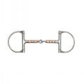 D RING COPPER ROLLER SINGLE JOINT SNAFFLE